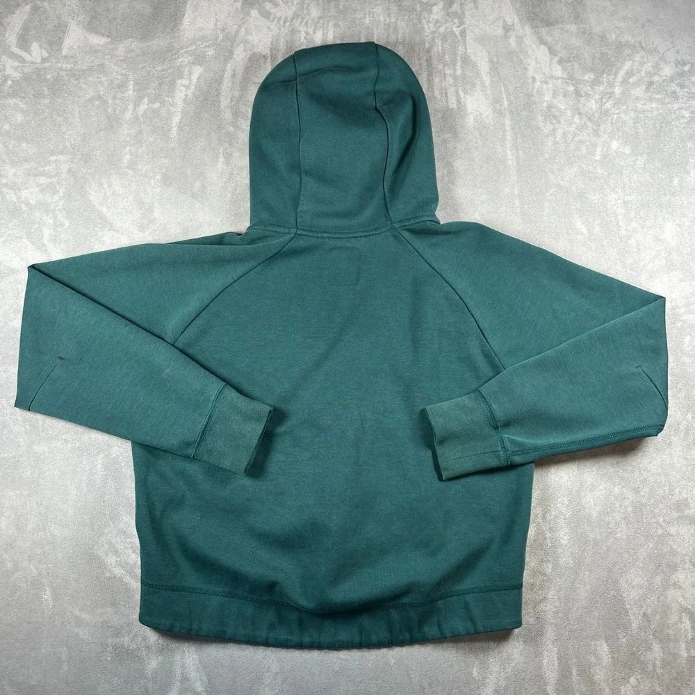 Nike Tech Fleece Hoodie‎ Jacket Womens Size S Teal Full Zip Athletic Sweatshirt